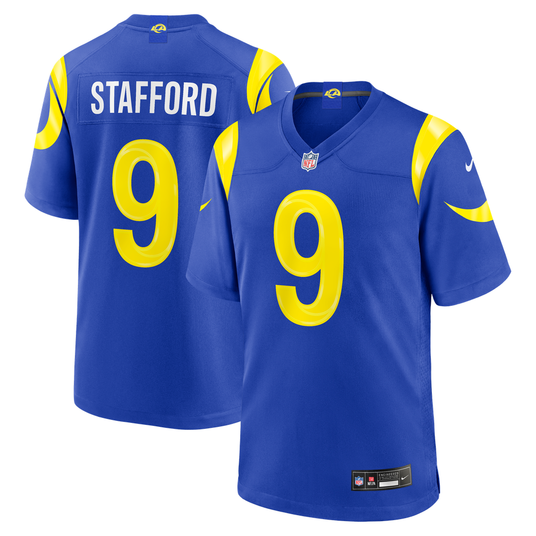 Matthew Stafford Los Angeles Rams White Game Player Jersey - White