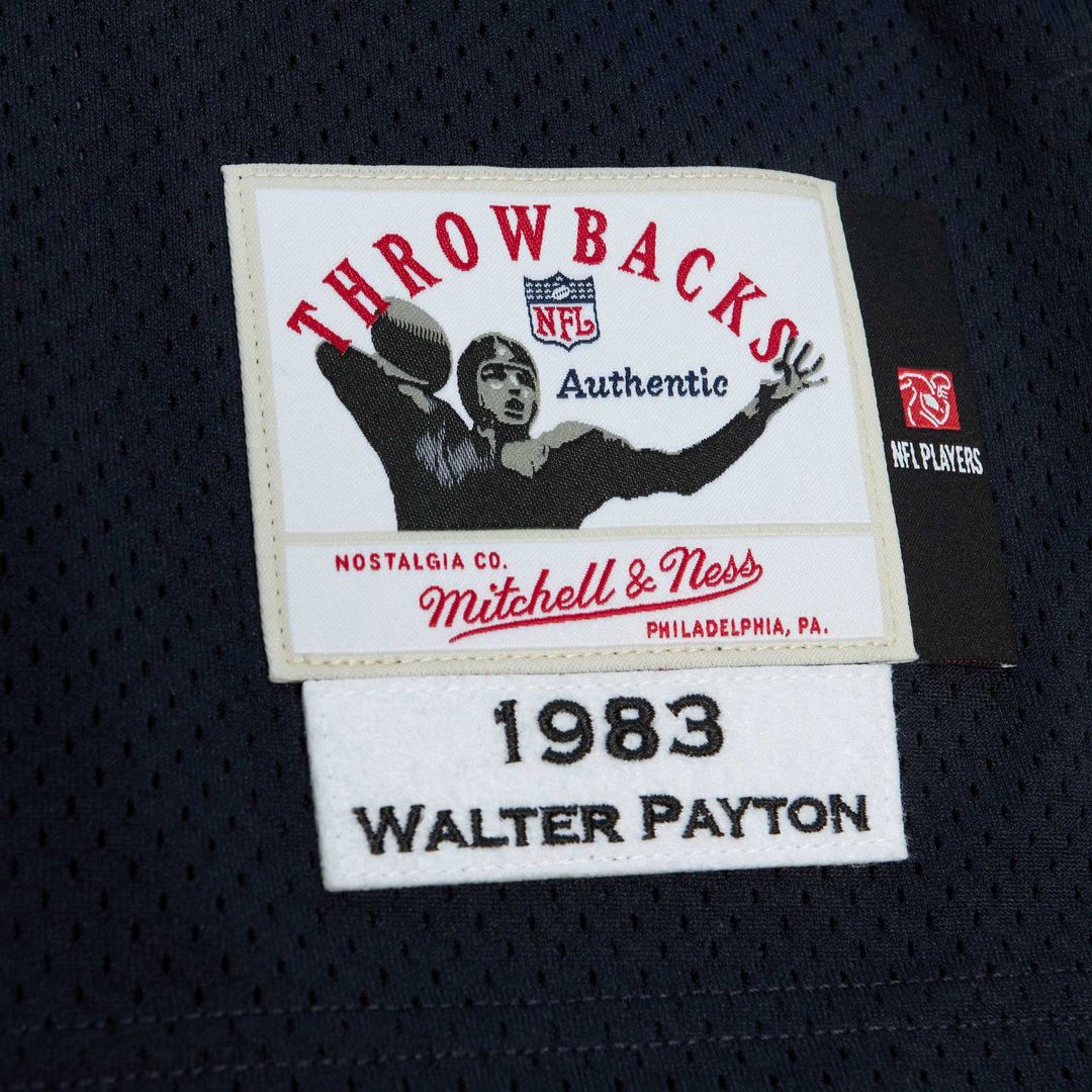 Walter Payton Chicago Bears 1983 Authentic Throwback Retired Player Jersey - Navy