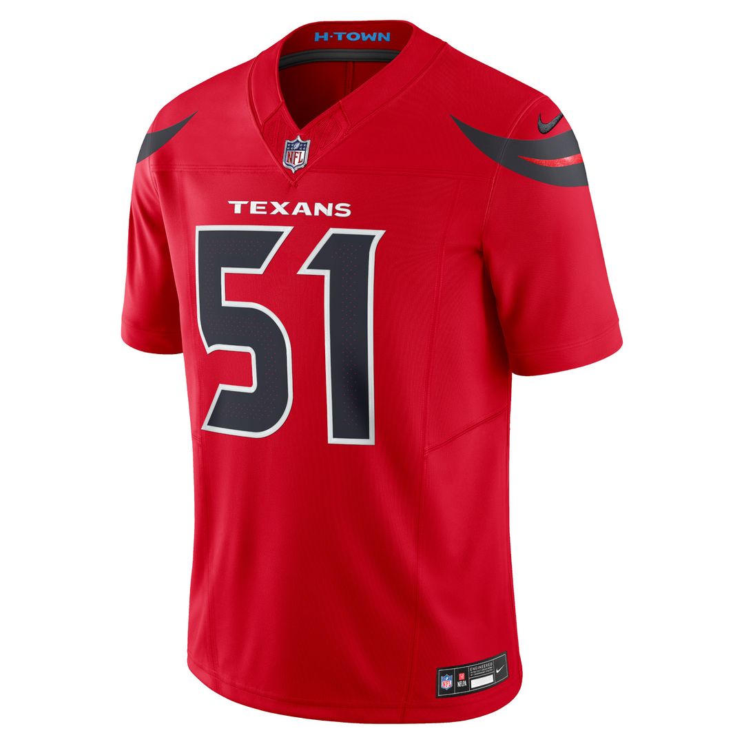 Will Anderson Jr. Houston Texans Alternate Vapor F.U.S.E. Limited Jersey - Red