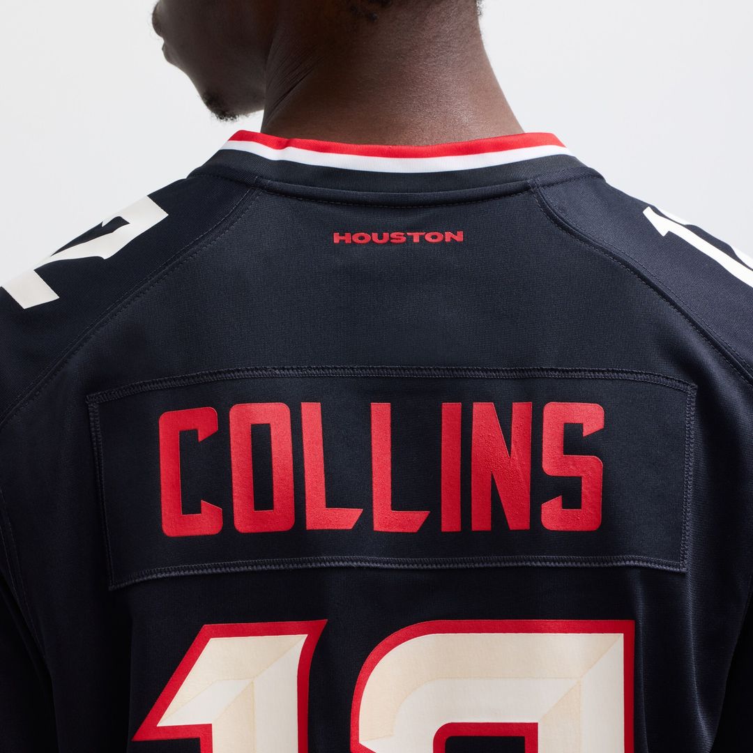 Nico Collins Houston Texans Game Jersey - Navy
