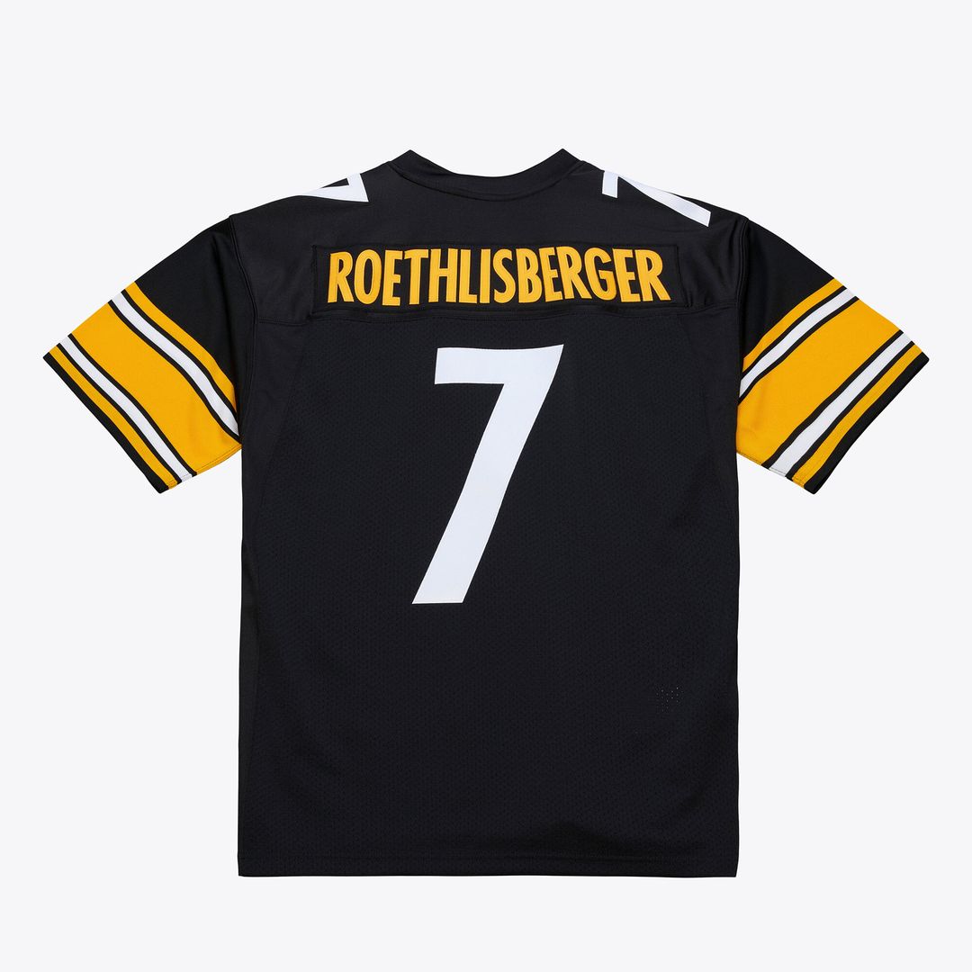 Ben Roethlisberger Pittsburgh Steelers 2004 Authentic Throwback Jersey - Black