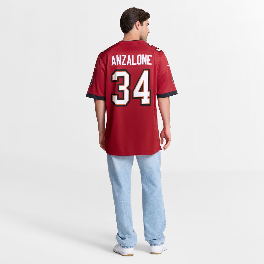 Alex Anzalone Tampa Bay Buccaneers Team Game Jersey - Red