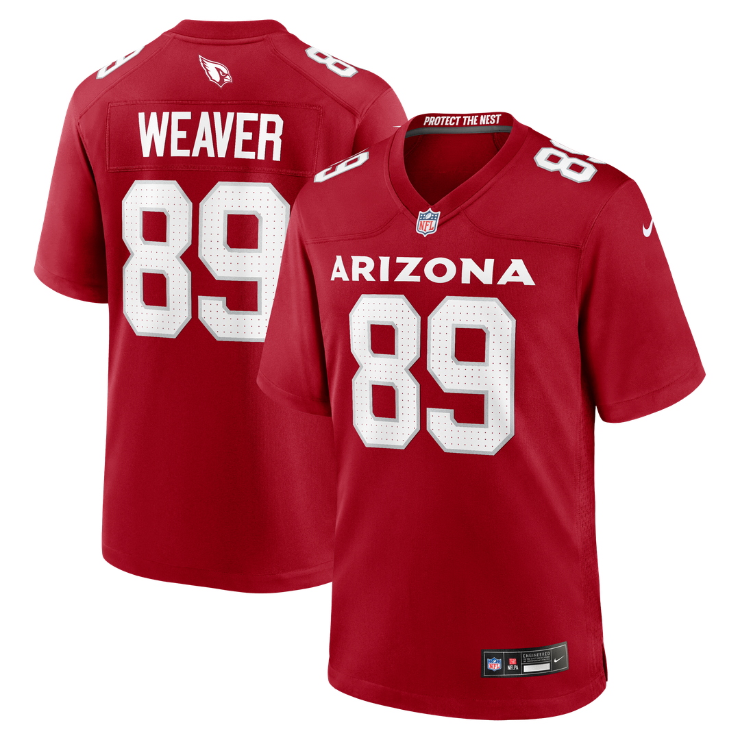 Xavier Weaver Arizona Cardinals Team Game Jersey - Cardinal