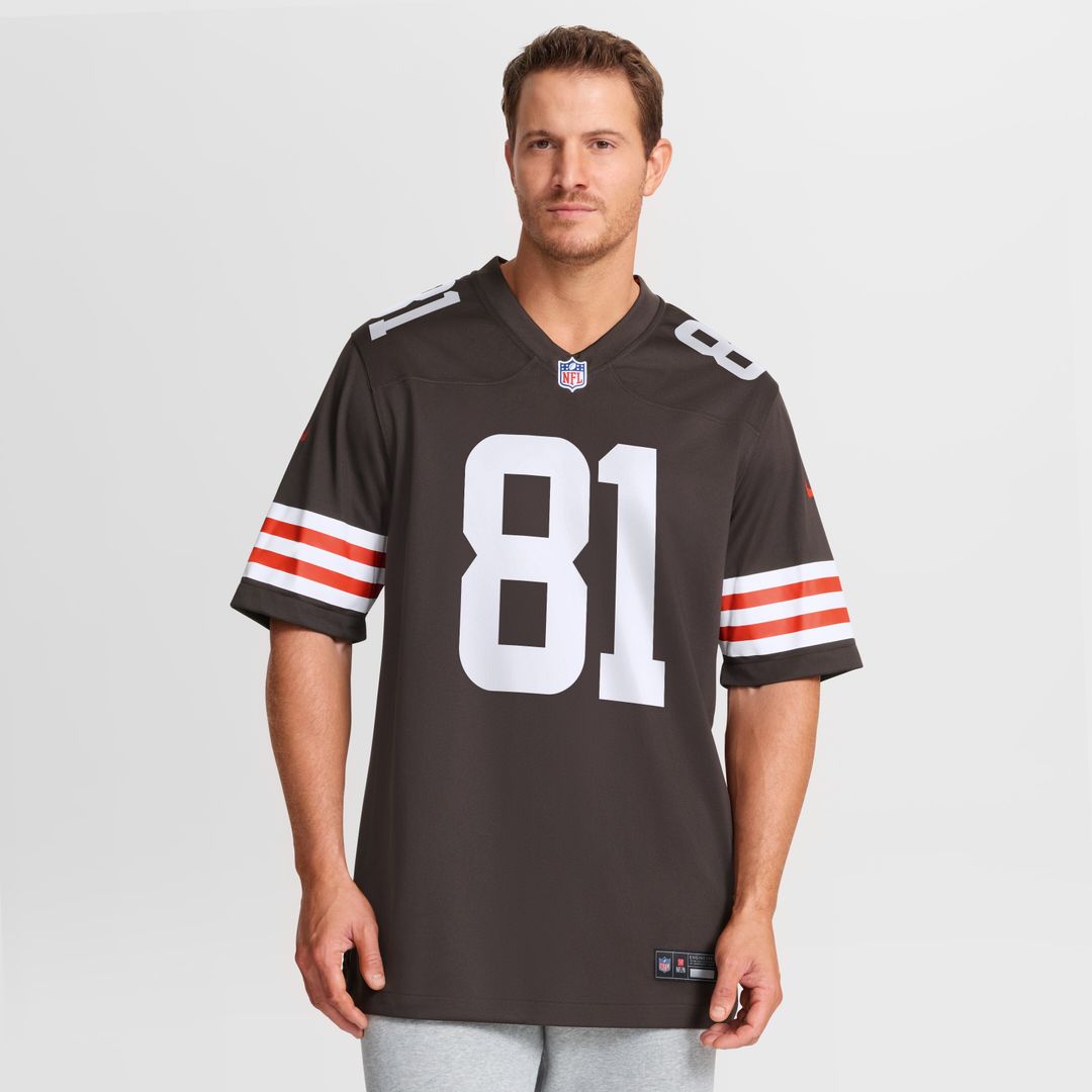 Luke Floriea Cleveland Browns Team Game Jersey - Brown