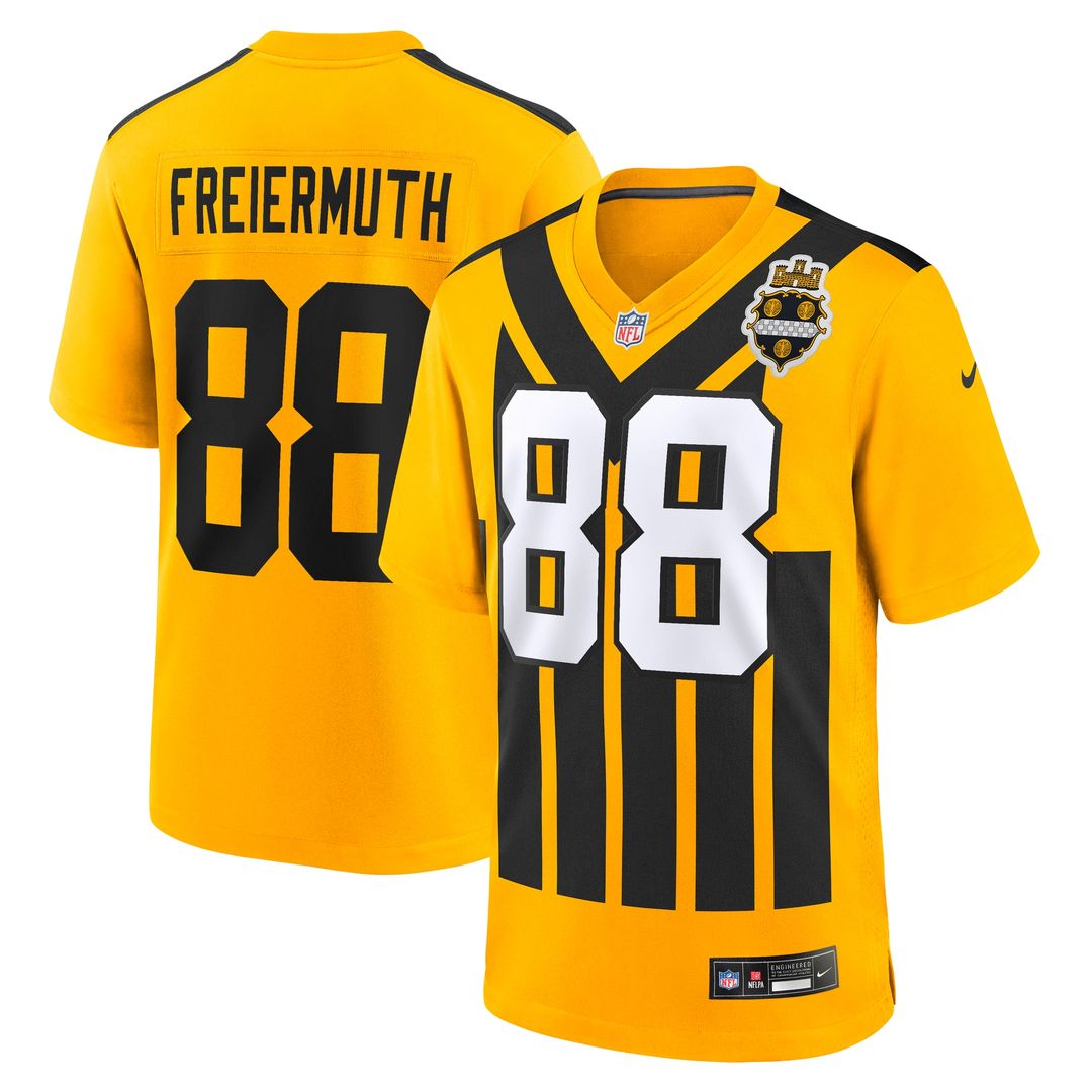 Pat Freiermuth Pittsburgh Steelers Game Jersey - Black