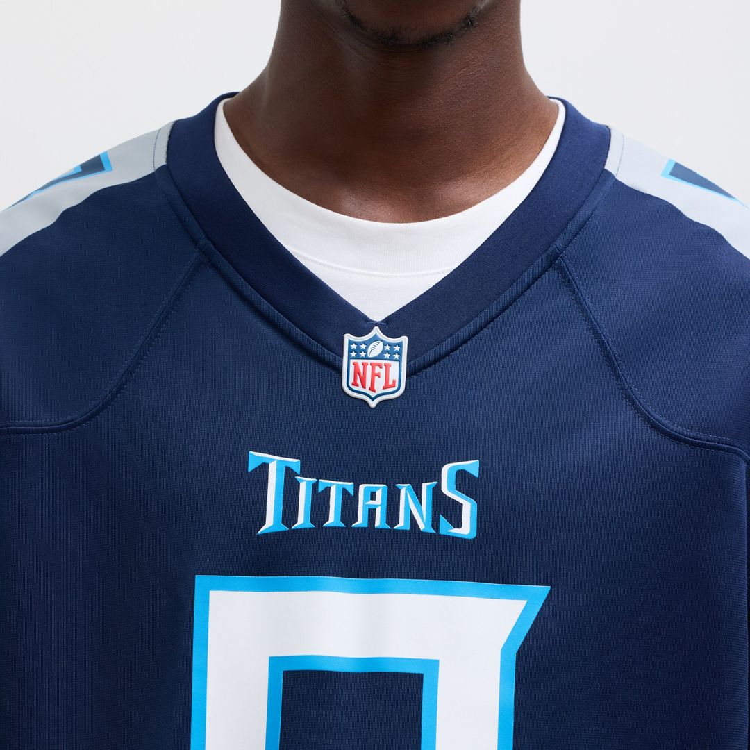 Will Levis Tennessee Titans Game Jersey - Navy