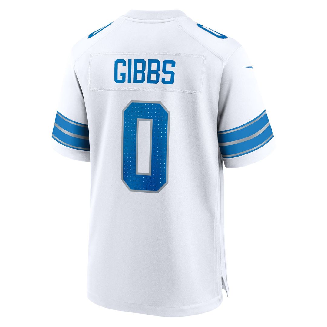 Jahmyr Gibbs Detroit Lions 2nd Alternate Game Player Jersey - Black