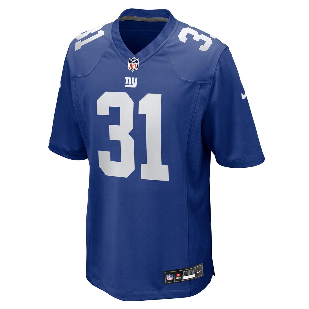 Nic Jones New York Giants Team Game Jersey - Royal