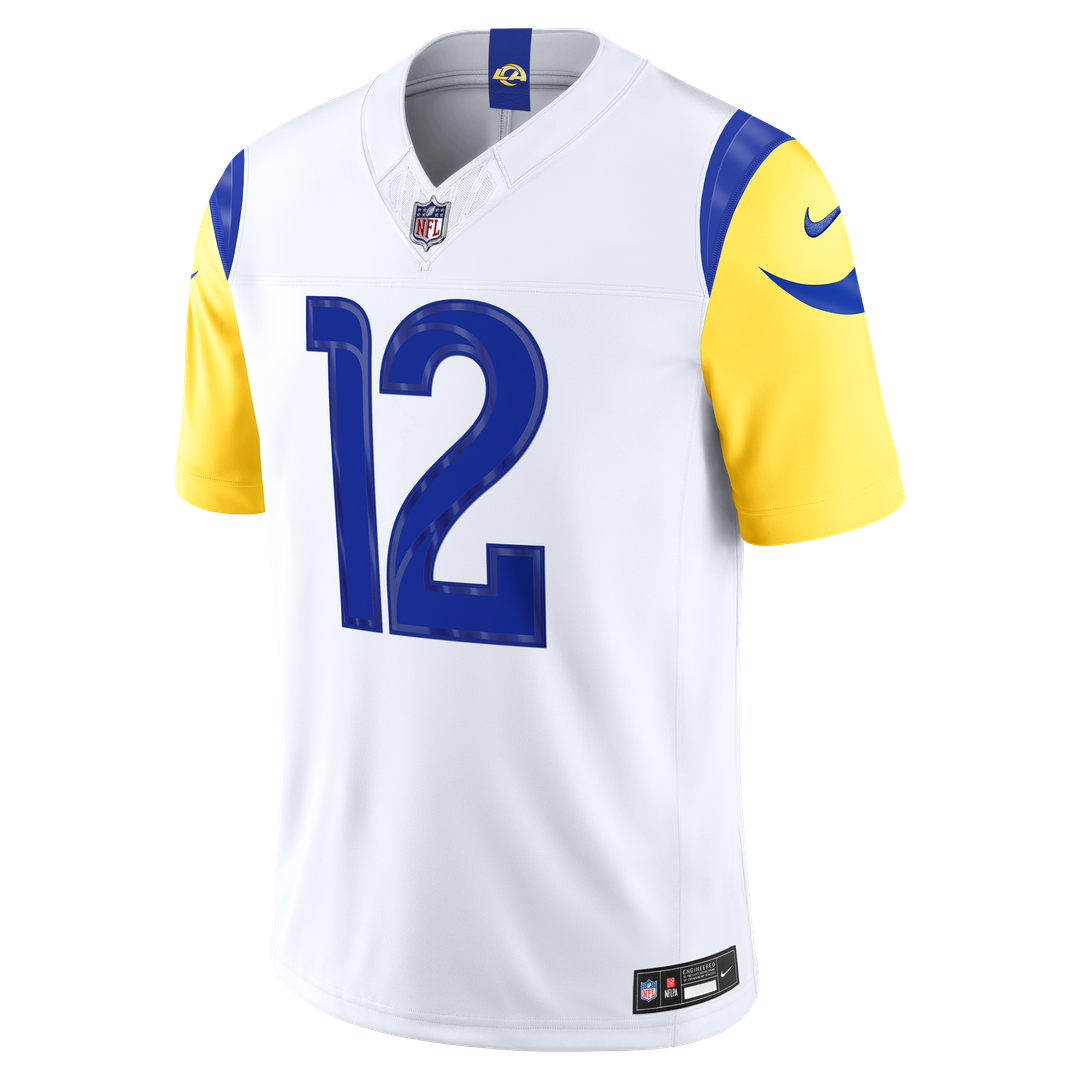 Puka Nacua Los Angeles Rams Vapor F.U.S.E. Stitched Limited Jersey - White