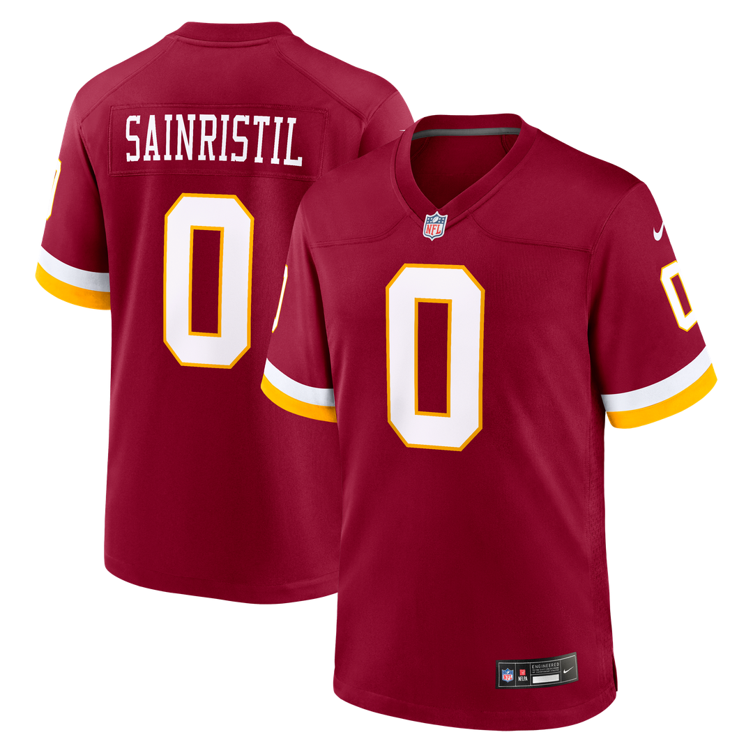 Mike Sainristil Washington Commanders Game Jersey - Burgundy