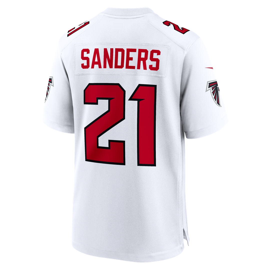 Deion Sanders Atlanta Falcons Retired Player Game Jersey - Red
