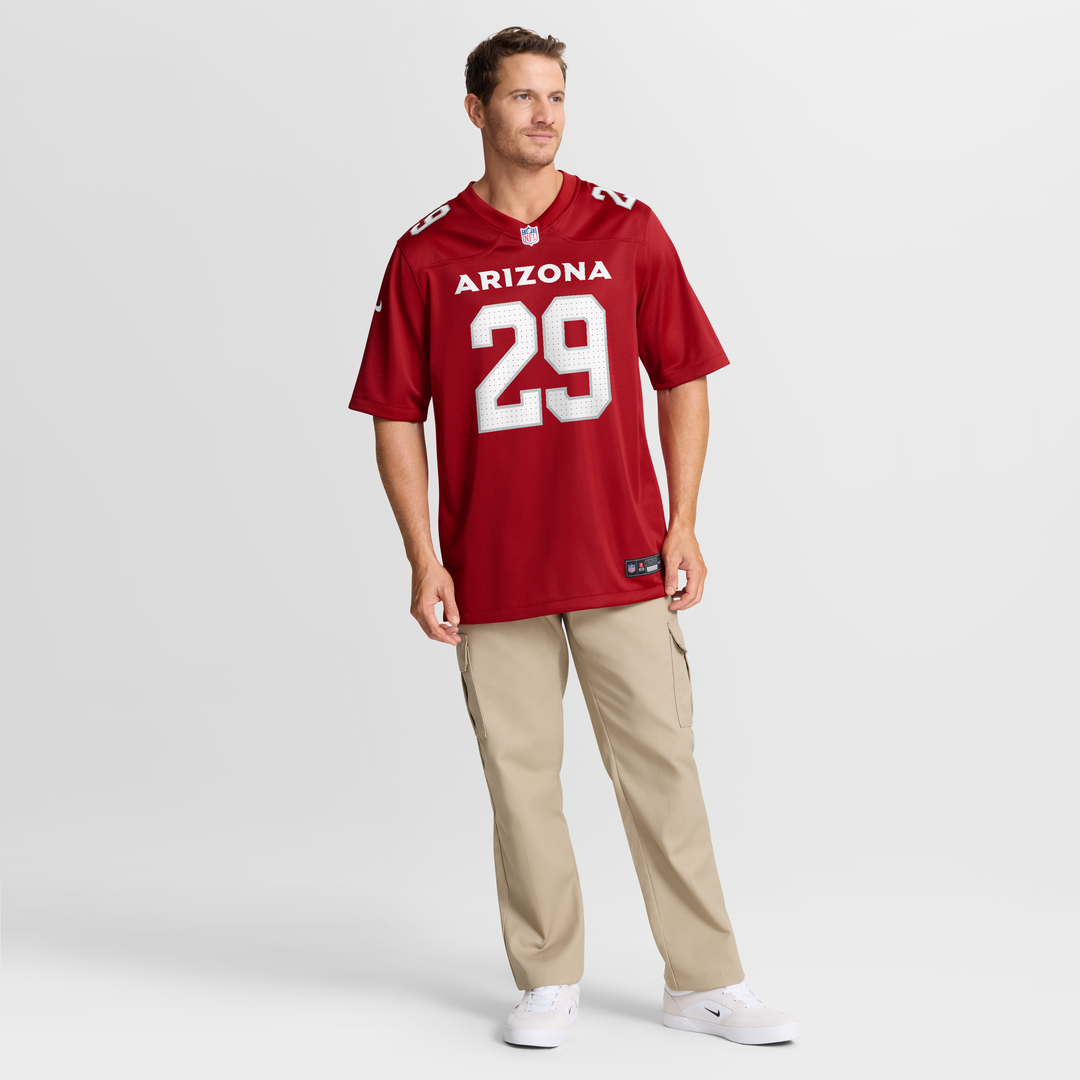 Denzel Burke Arizona Cardinals Team Game Jersey - Cardinal