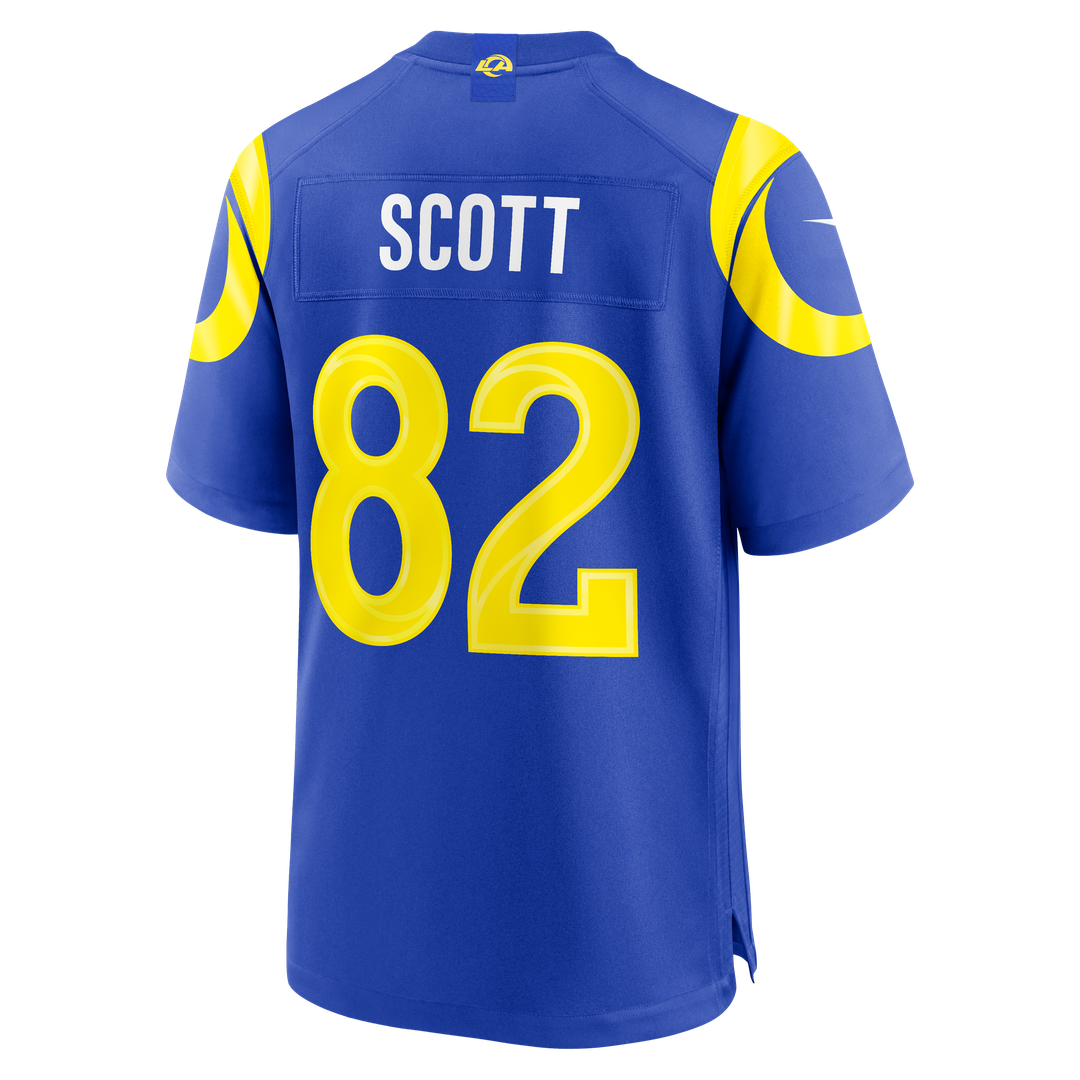 Tyler Scott Los Angeles Rams Team Game Jersey - Royal