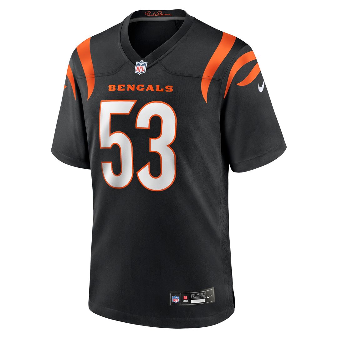 Boye Mafe Cincinnati Bengals Team Game Jersey - Black