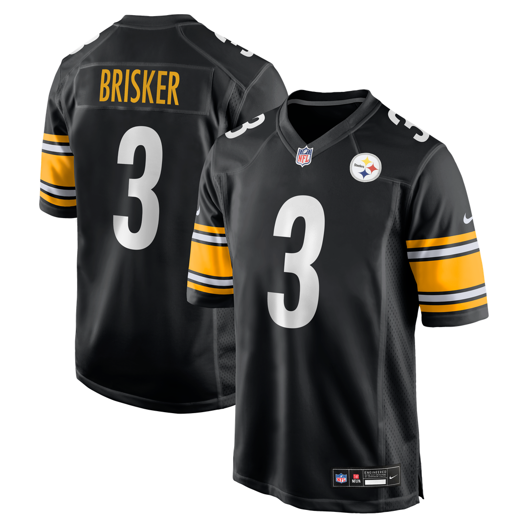 Jaquan Brisker Pittsburgh Steelers Team Game Jersey - Black