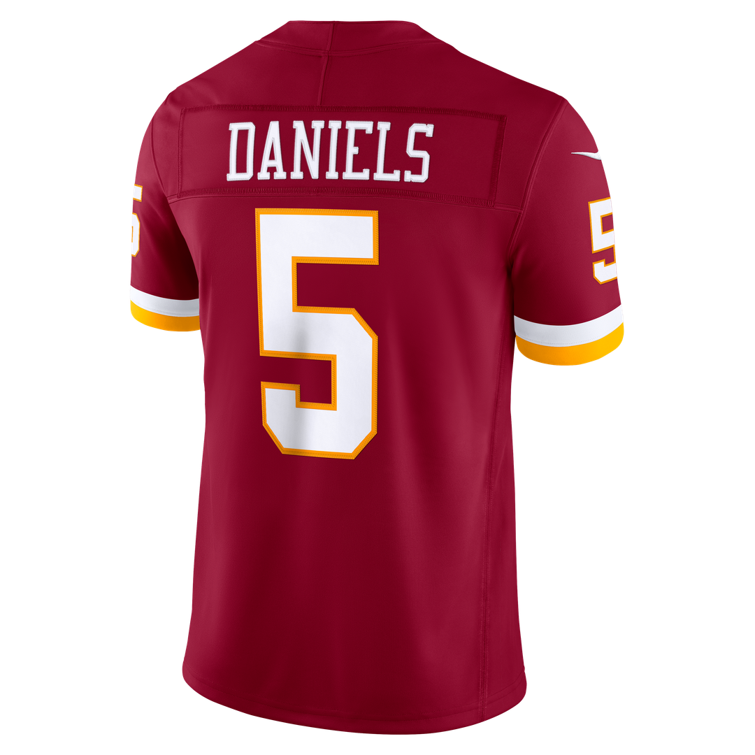 Jayden Daniels Washington Commanders Vapor F.U.S.E. Stitched Limited Jersey - White