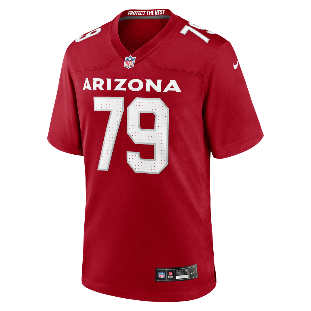 PJ Mustipher Arizona Cardinals Team Game Jersey - Cardinal