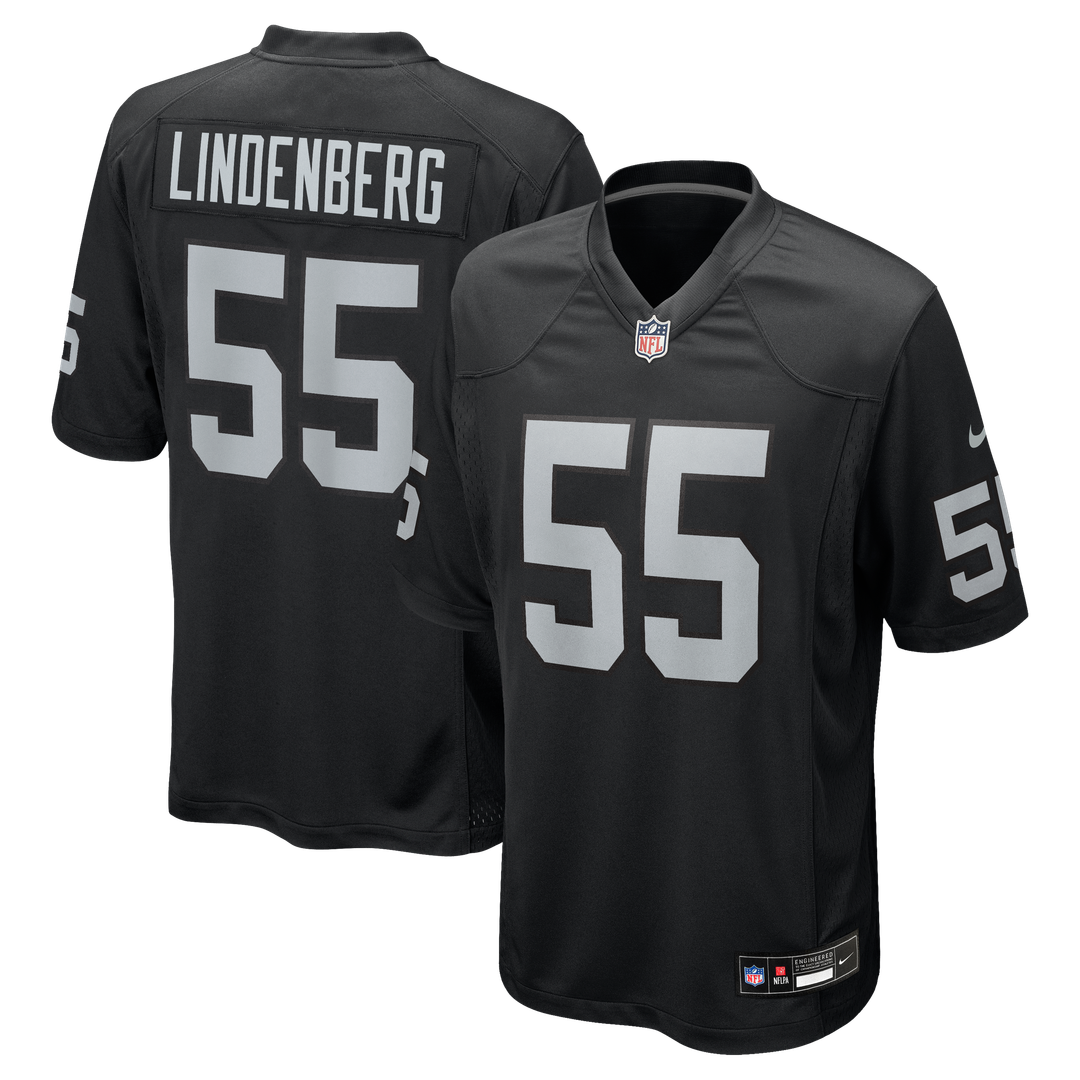 Cody Lindenberg Las Vegas Raiders Team Game Jersey - Black