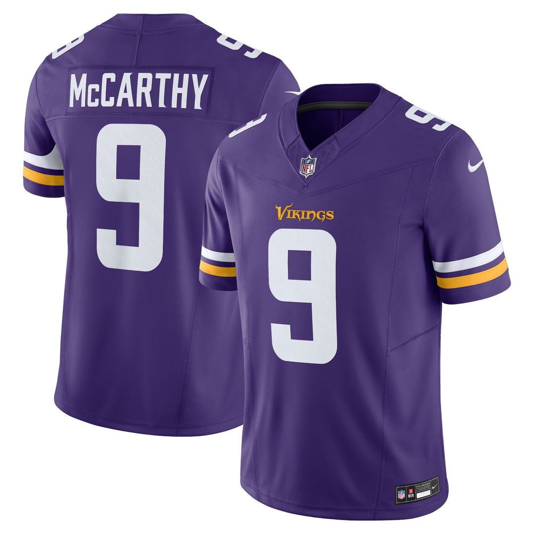 J.J. McCarthy Minnesota Vikings Vapor F.U.S.E. Limited Jersey - White