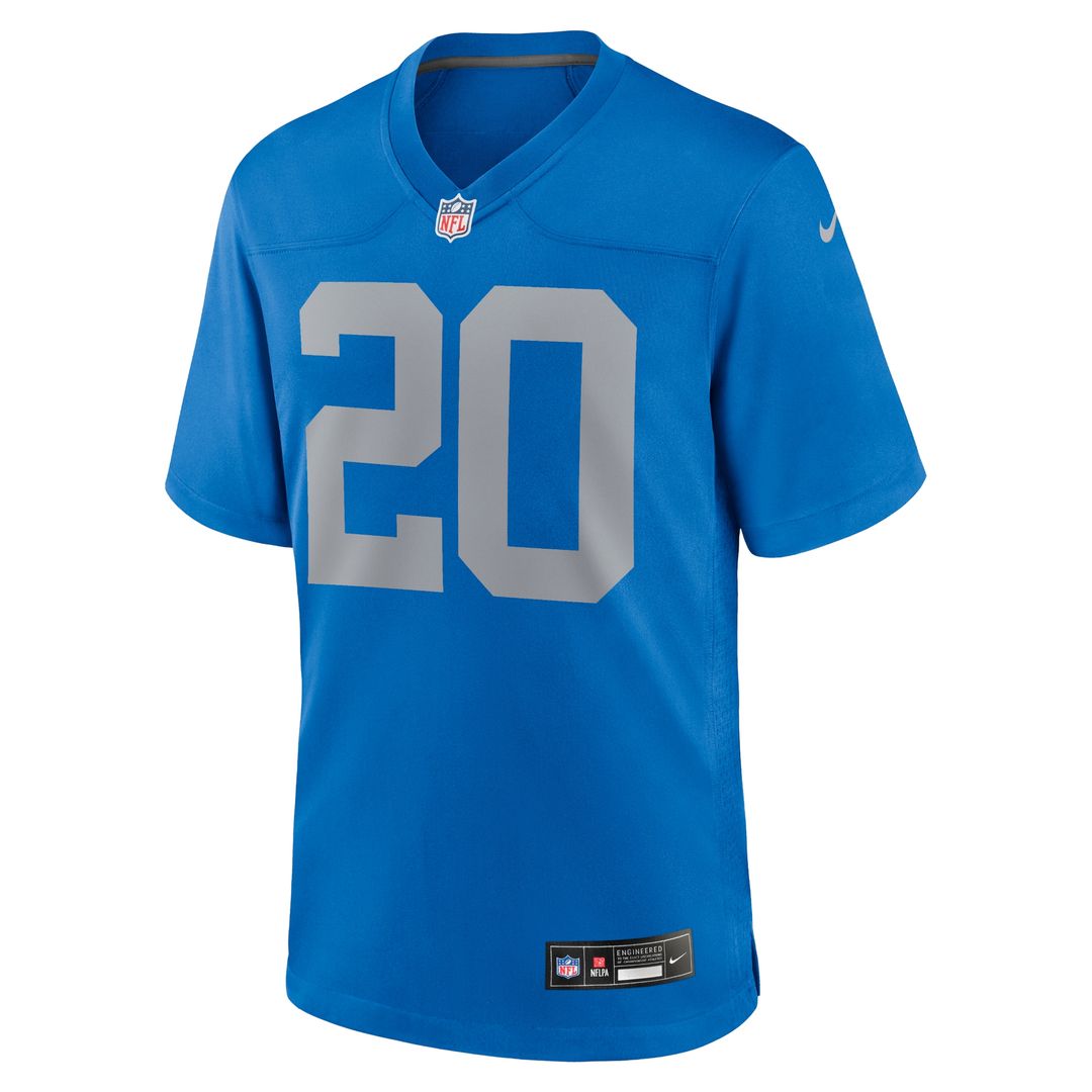 Barry Sanders Detroit Lions Alternate Game Jersey - Blue