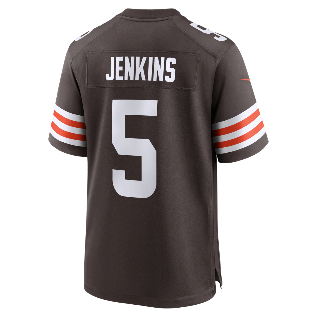 Rayshawn Jenkins Cleveland Browns Team Game Jersey - Brown