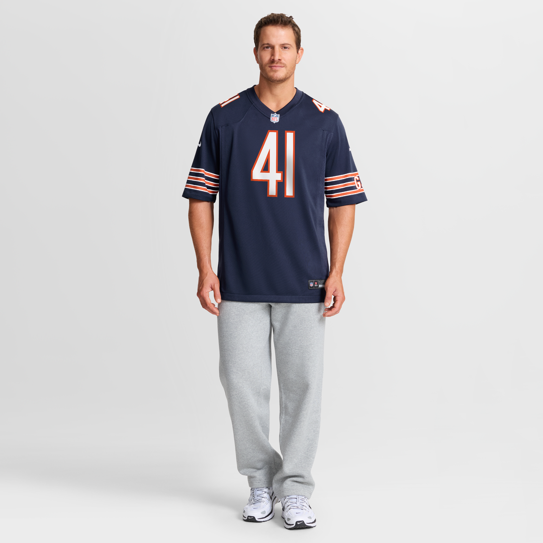 Brian Piccolo Chicago Bears Game Retired Player Jersey - Navy