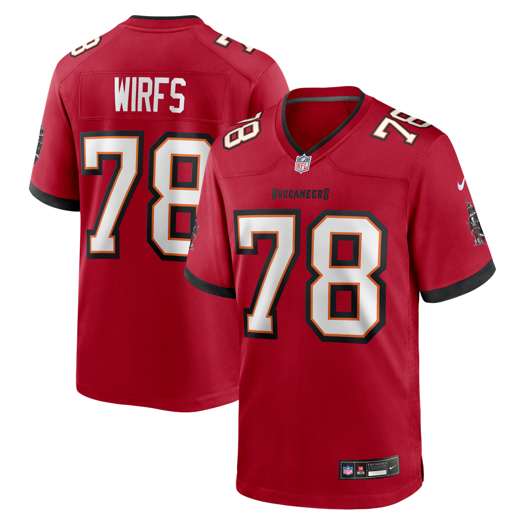 Tristan Wirfs Tampa Bay Buccaneers Game Jersey - Red