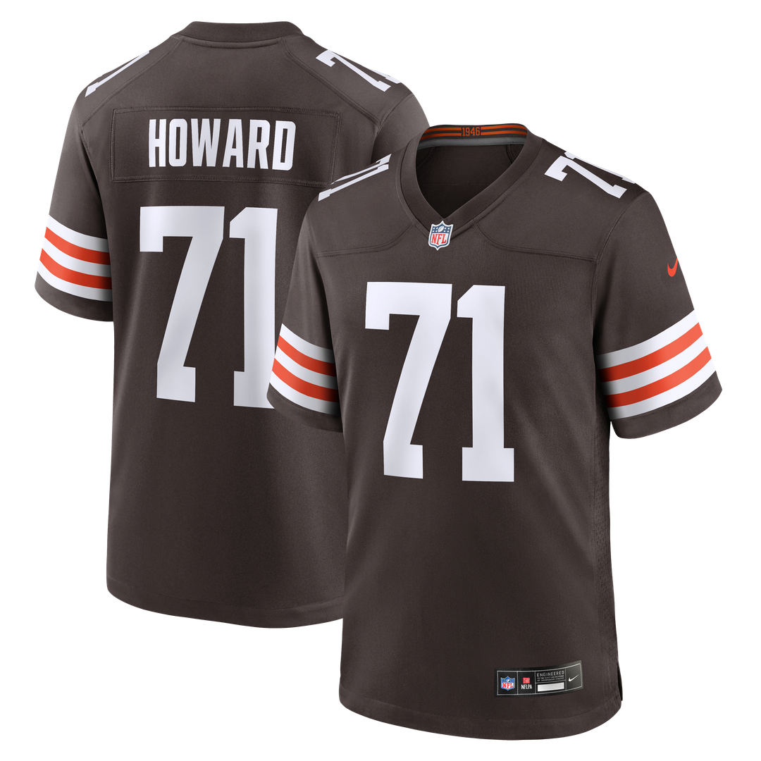 Tytus Howard Cleveland Browns Team Game Jersey - Brown
