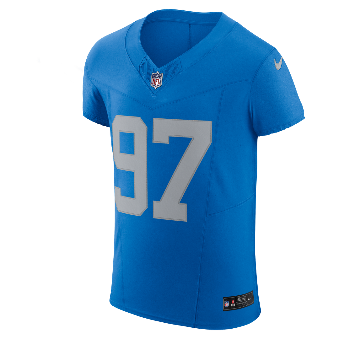 Aidan Hutchinson Detroit Lions Alternate Vapor F.U.S.E. Elite Jersey - Blue