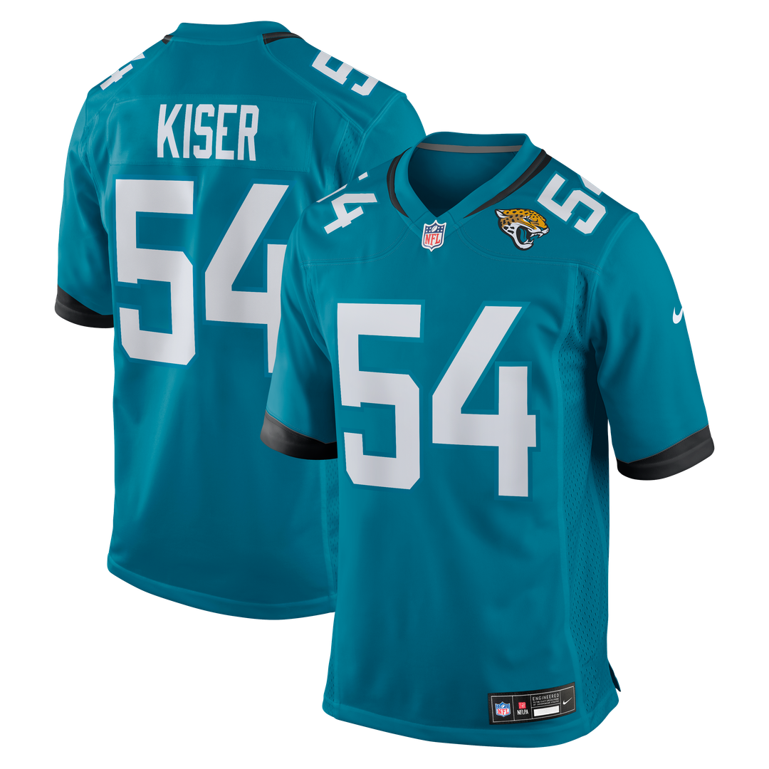 Jack Kiser Jacksonville Jaguars Team Game Jersey - Teal