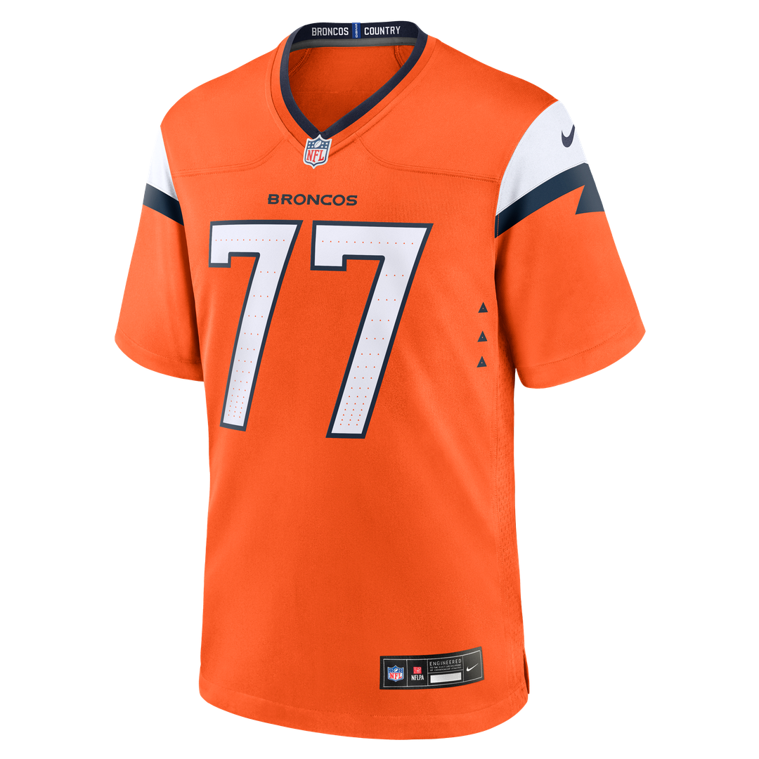 Quinn Meinerz Denver Broncos Team Game Jersey - Orange