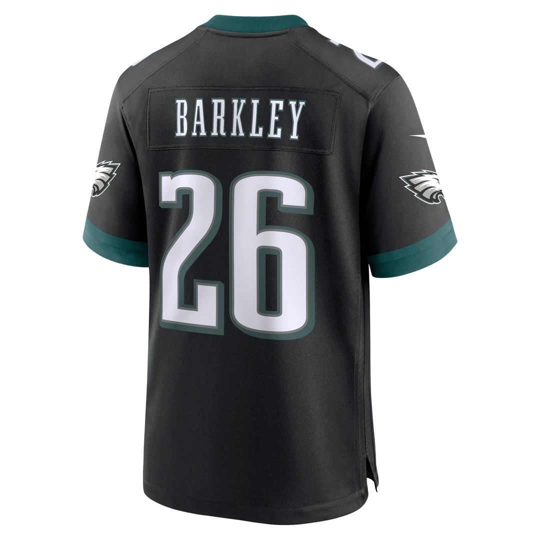 Saquon Barkley Philadelphia Eagles Alternate Game Jersey - Black