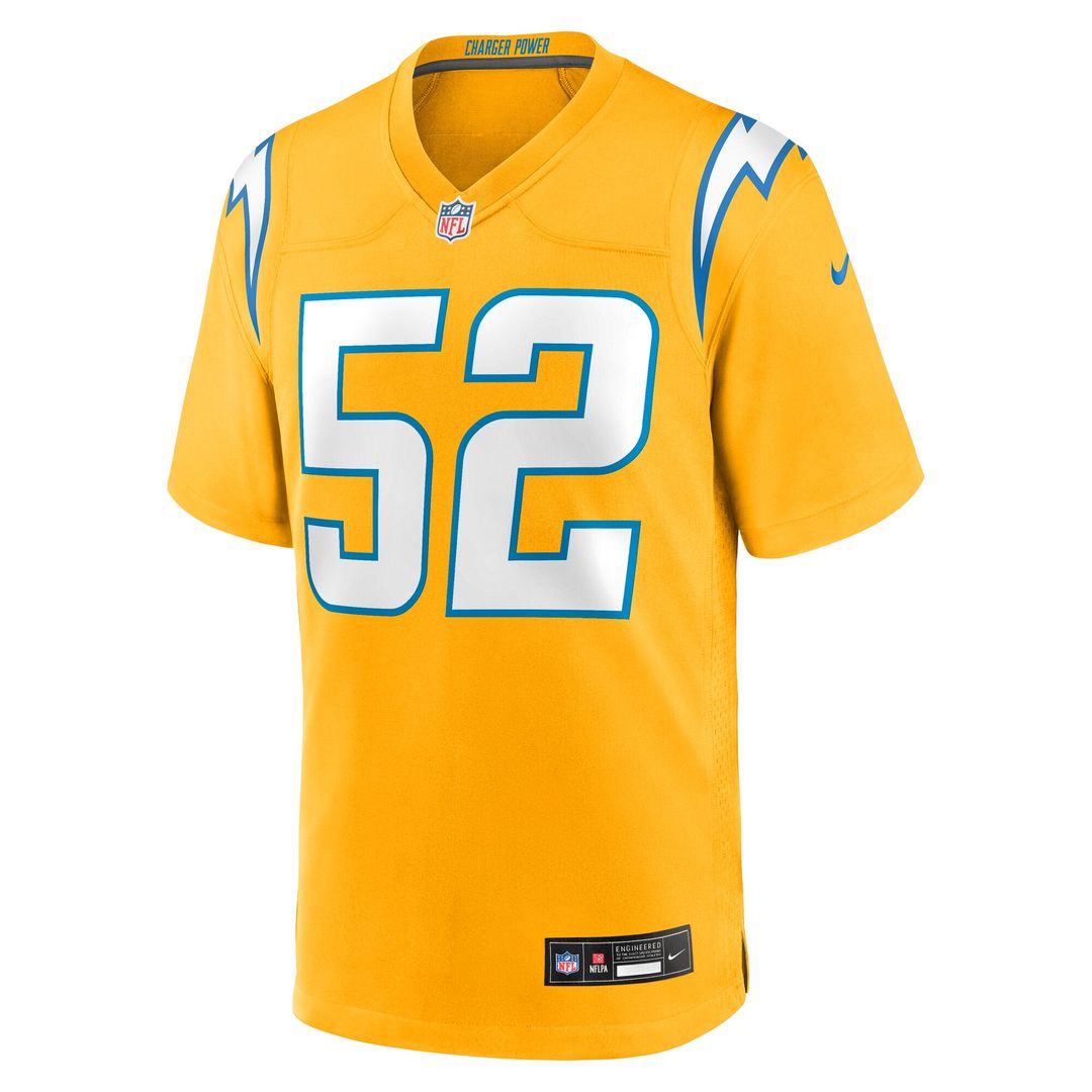 Khalil Mack Los Angeles Chargers Alternate Super Chargers Game Player Jersey - Navy