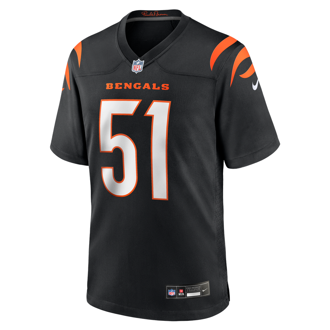 Isaiah Foskey Cincinnati Bengals Team Game Jersey - Black