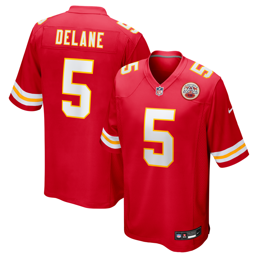 Kansas City Chiefs 2026 NFL Draft First Round Pick No. 6 Team Game Jersey - Red