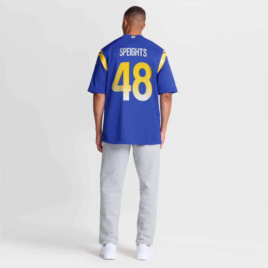 Omar Speights Los Angeles Rams Game Jersey - Royal