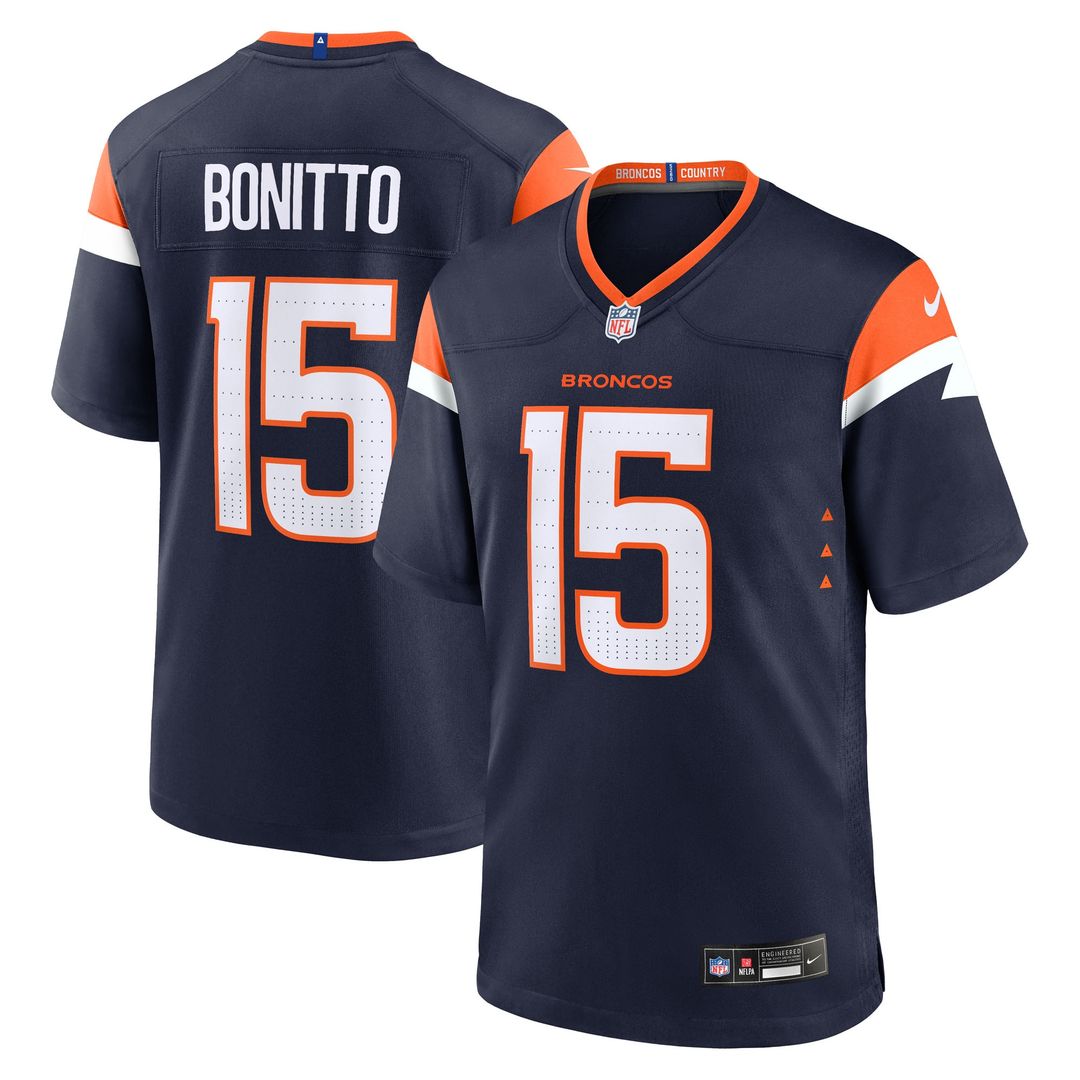 Nik Bonitto Denver Broncos Alternate Game Jersey - Navy