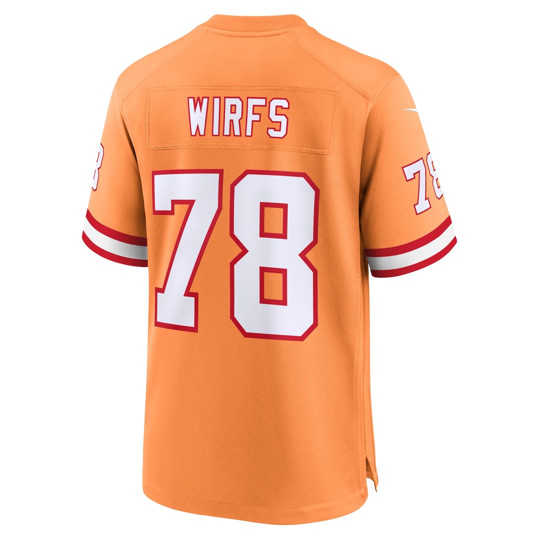 Tristan Wirfs Tampa Bay Buccaneers Alternate Game Jersey - Orange