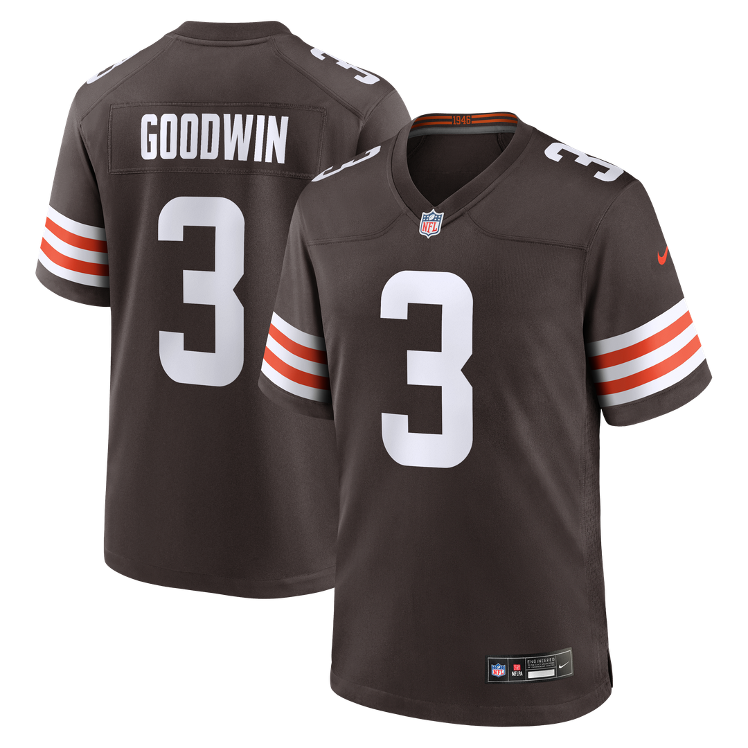 Marquise Goodwin Cleveland Browns Team Game Jersey - Brown