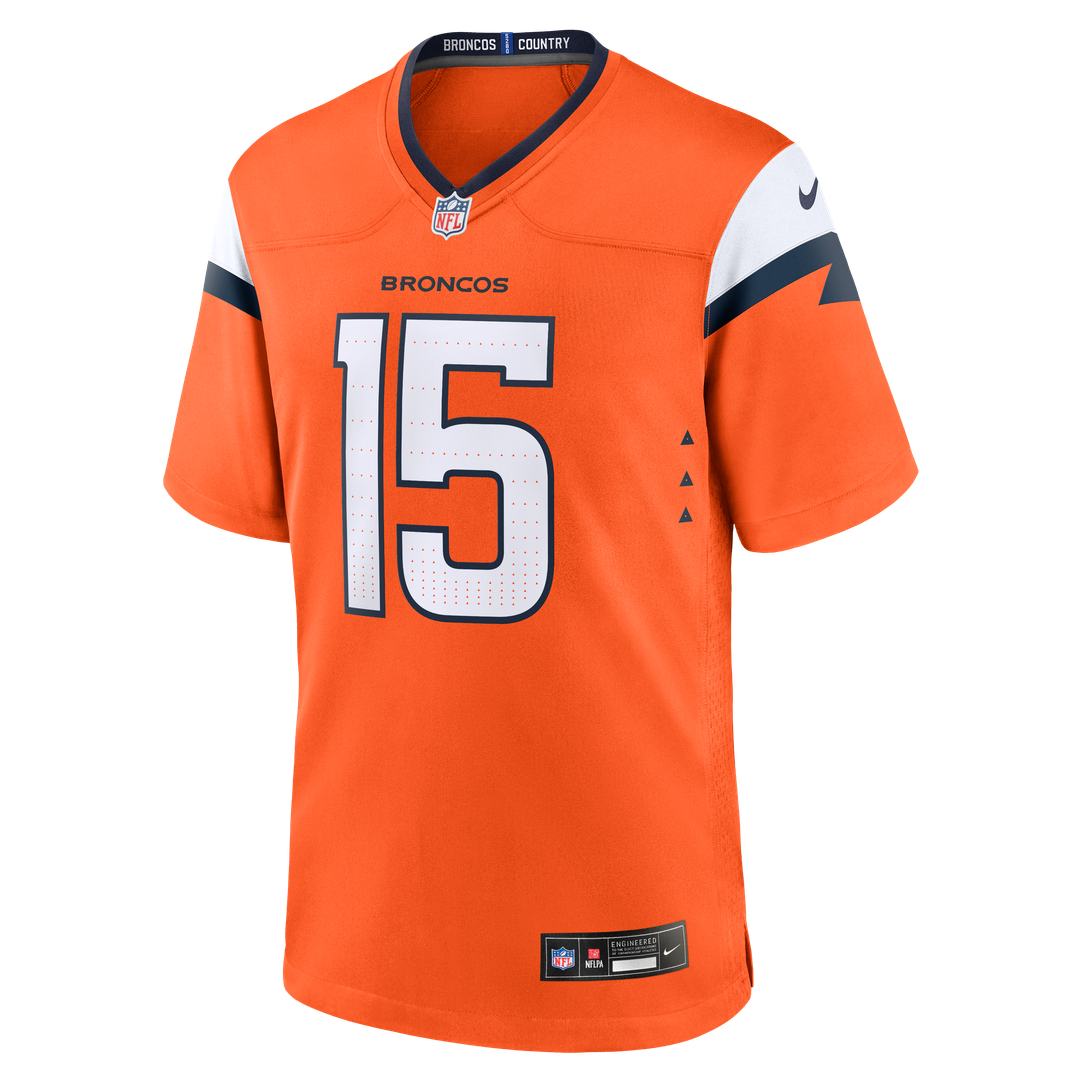Nik Bonitto Denver Broncos Team Game Jersey - Orange