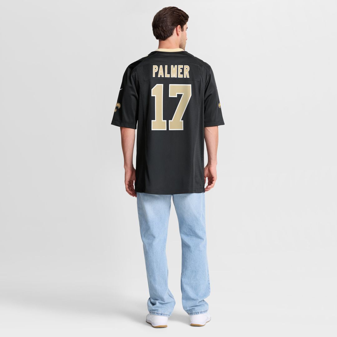 Trey Palmer New Orleans Saints Team Game Jersey - Black