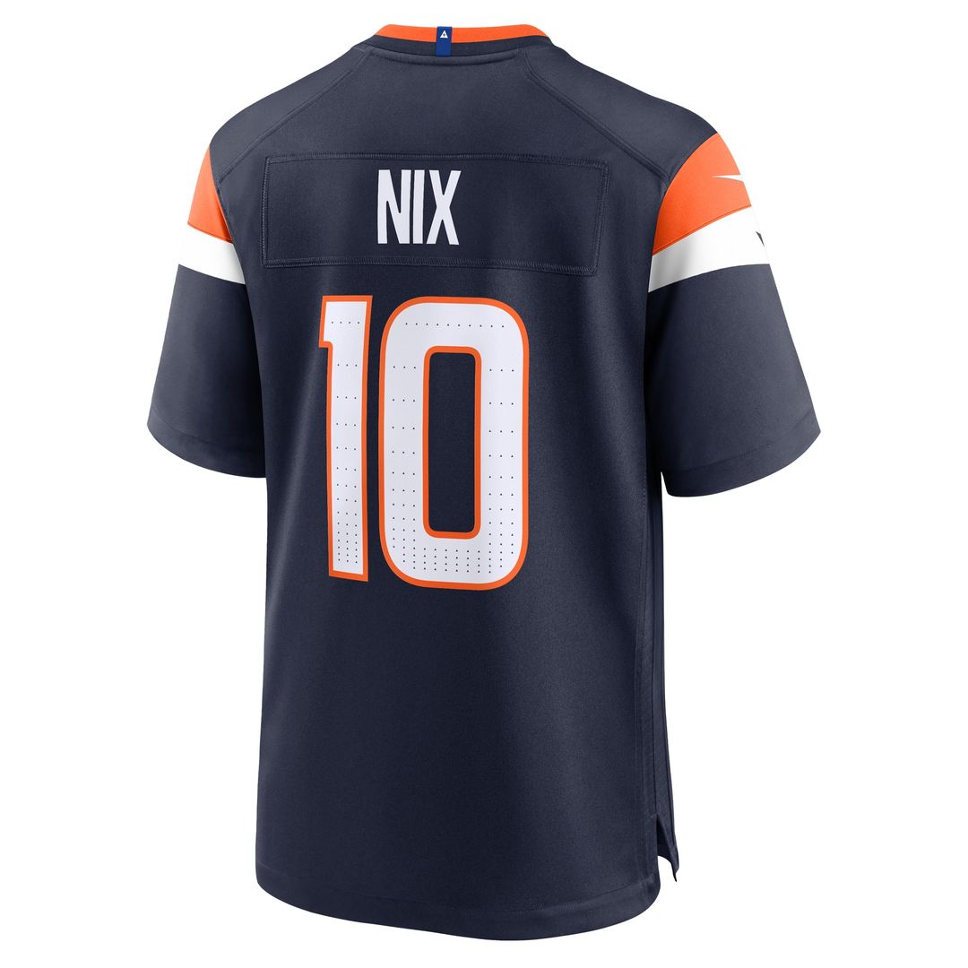 Bo Nix Denver Broncos Alternate Game Jersey - Navy