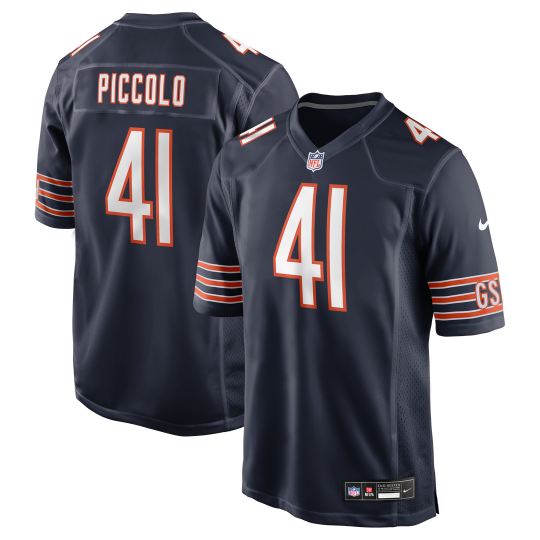 Brian Piccolo Chicago Bears Game Retired Player Jersey - Navy