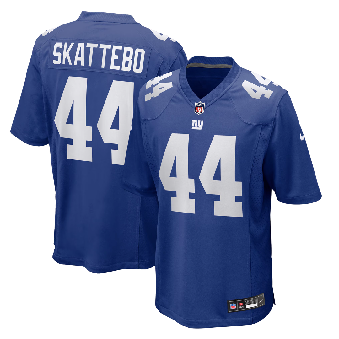 Cam Skattebo New York Giants Team Game Player Jersey - Royal