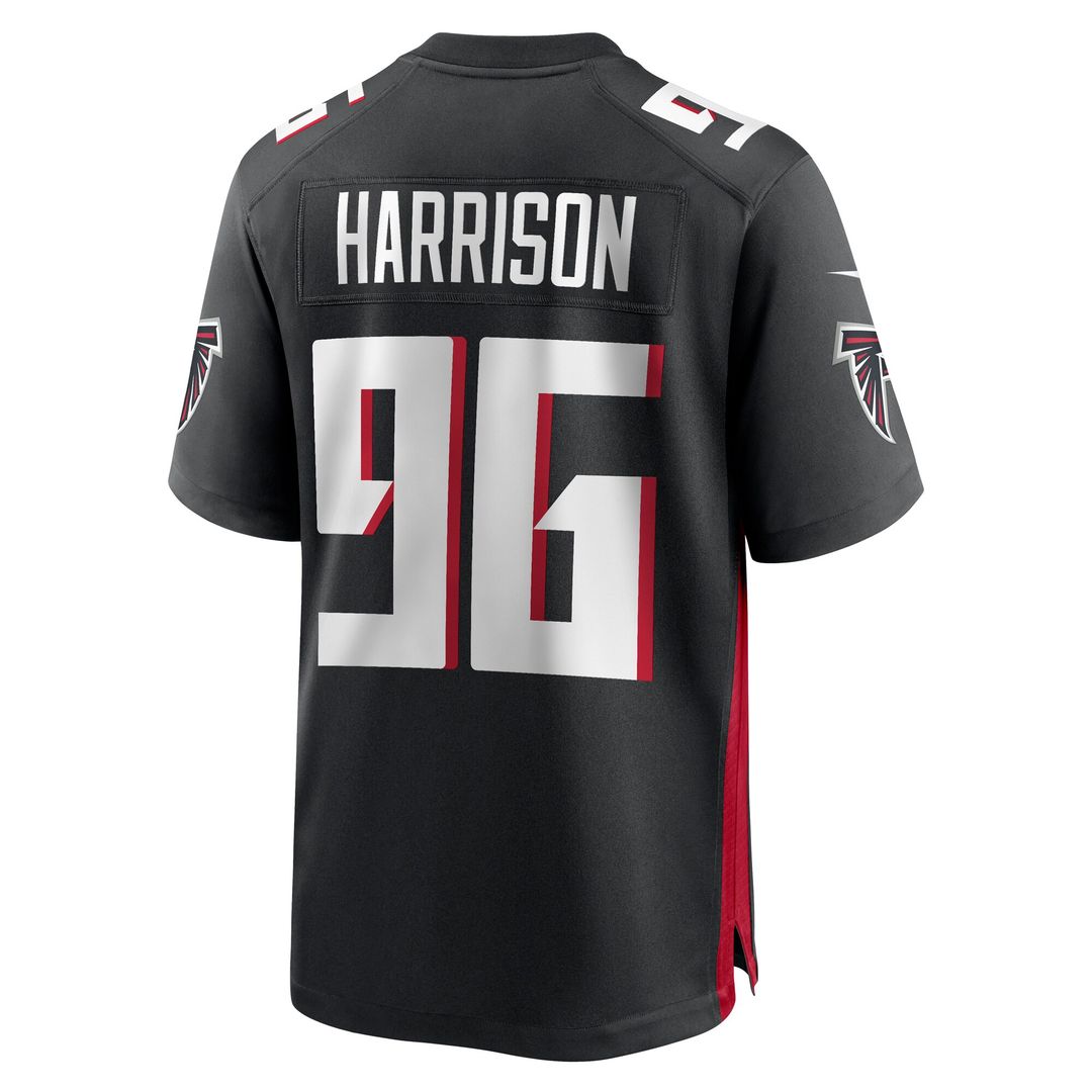Zach Harrison Atlanta Falcons Team Game Jersey - Black