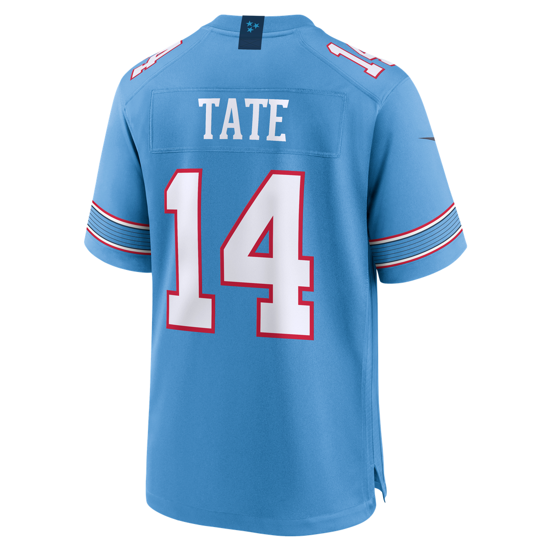 Carnell Tate Tennessee Titans 2026 NFL Draft First Round Pick No. 4 Team Game Jersey - Light Blue