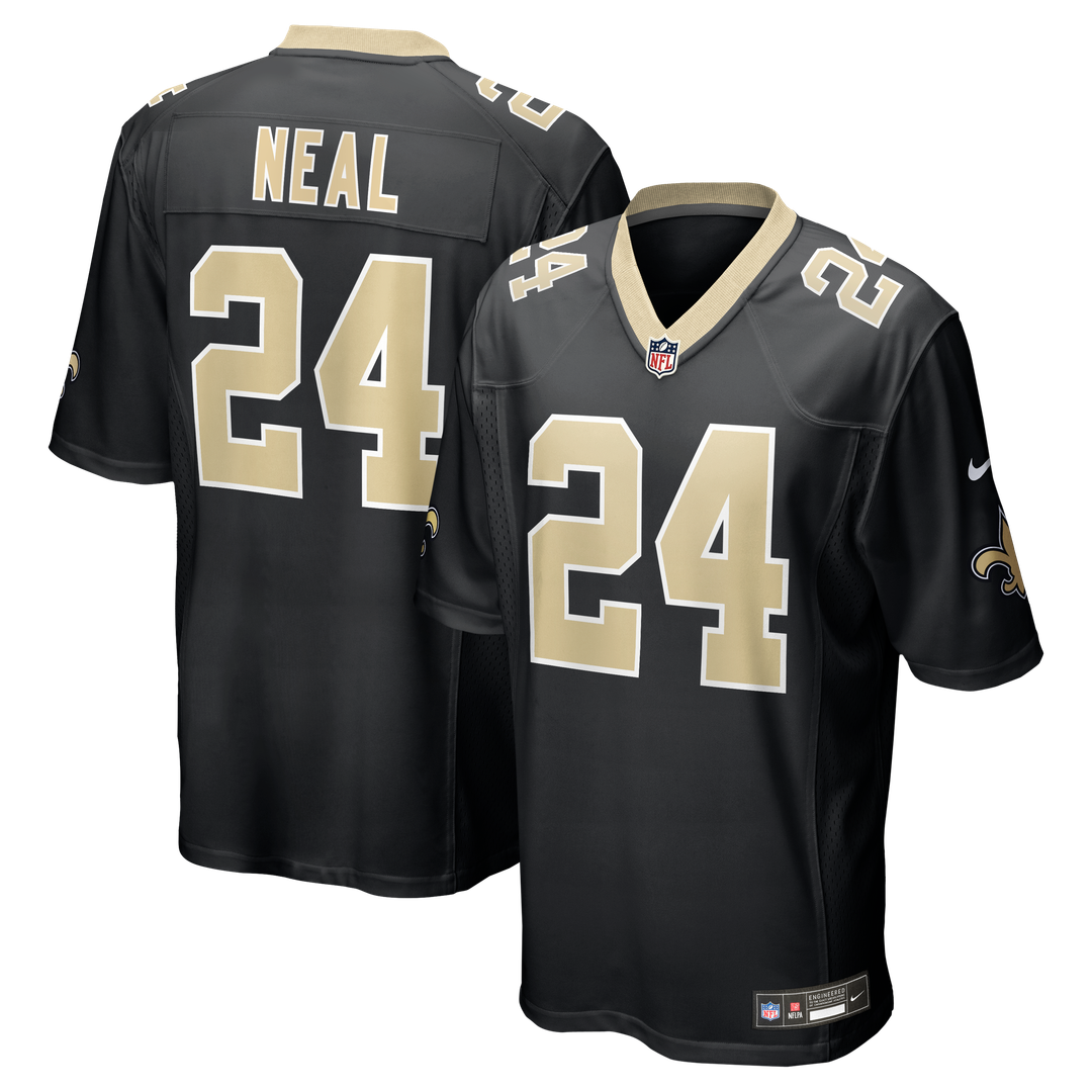 Devin Neal New Orleans Saints Team Game Jersey - Black