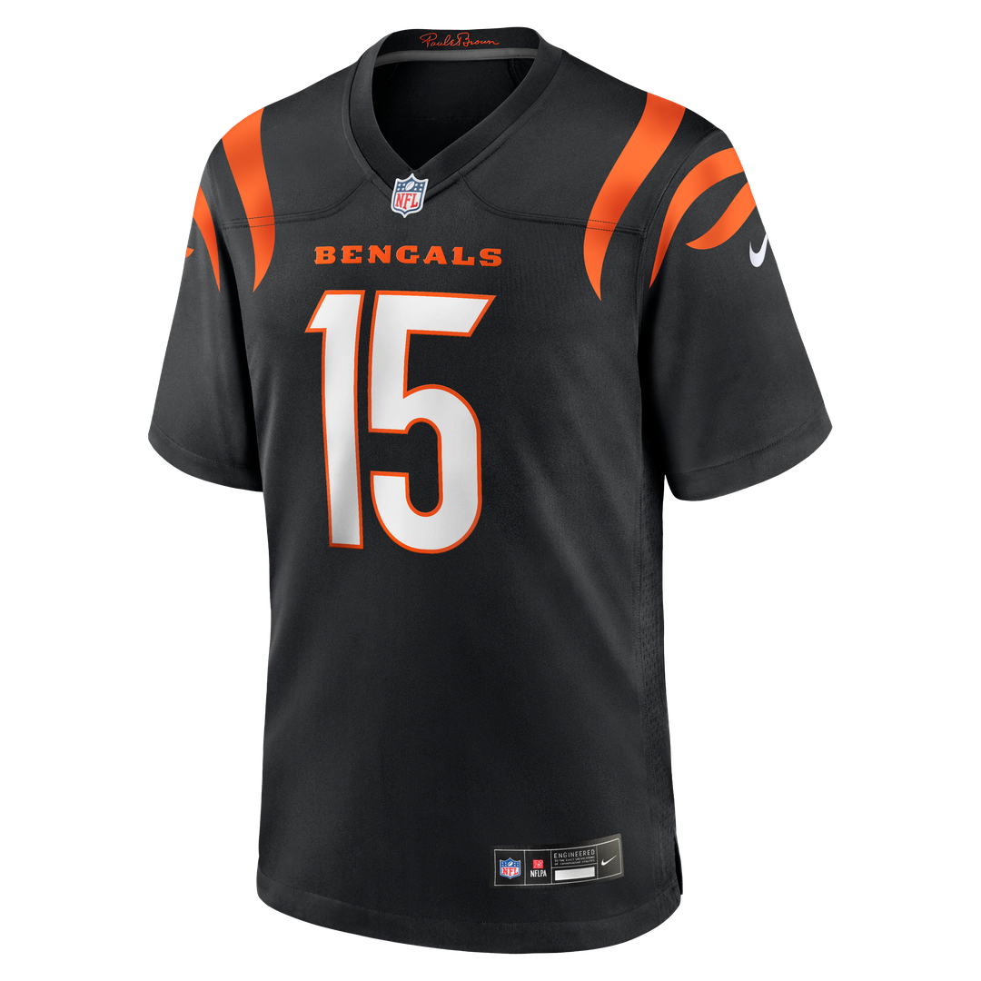 Charlie Jones Cincinnati Bengals Team Game Jersey - Black