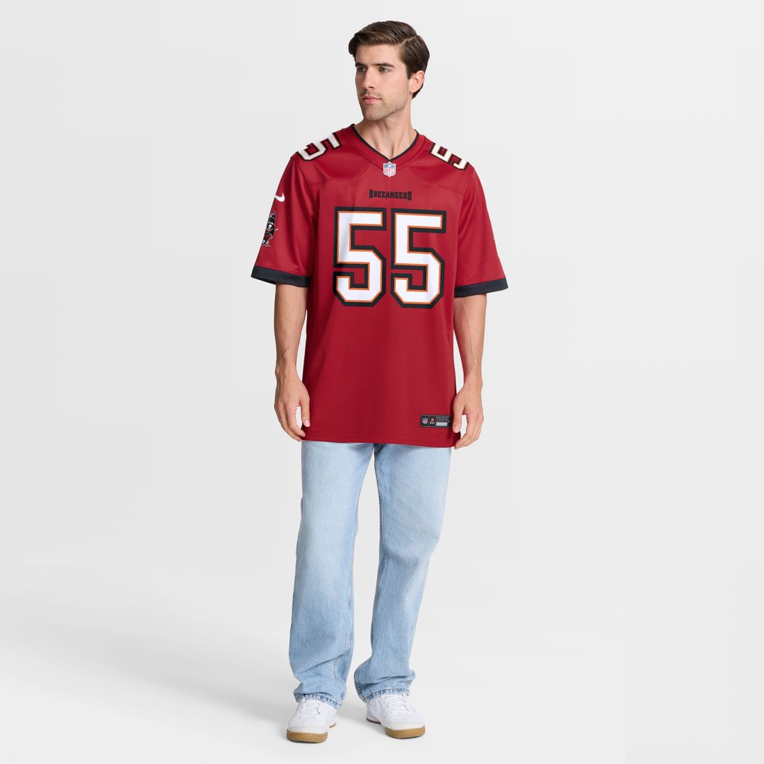 Derrick Brooks Tampa Bay Buccaneers Game Retired Player Jersey - Red