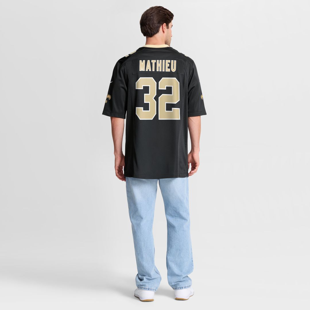 Tyrann Mathieu New Orleans Saints Game Jersey - Black